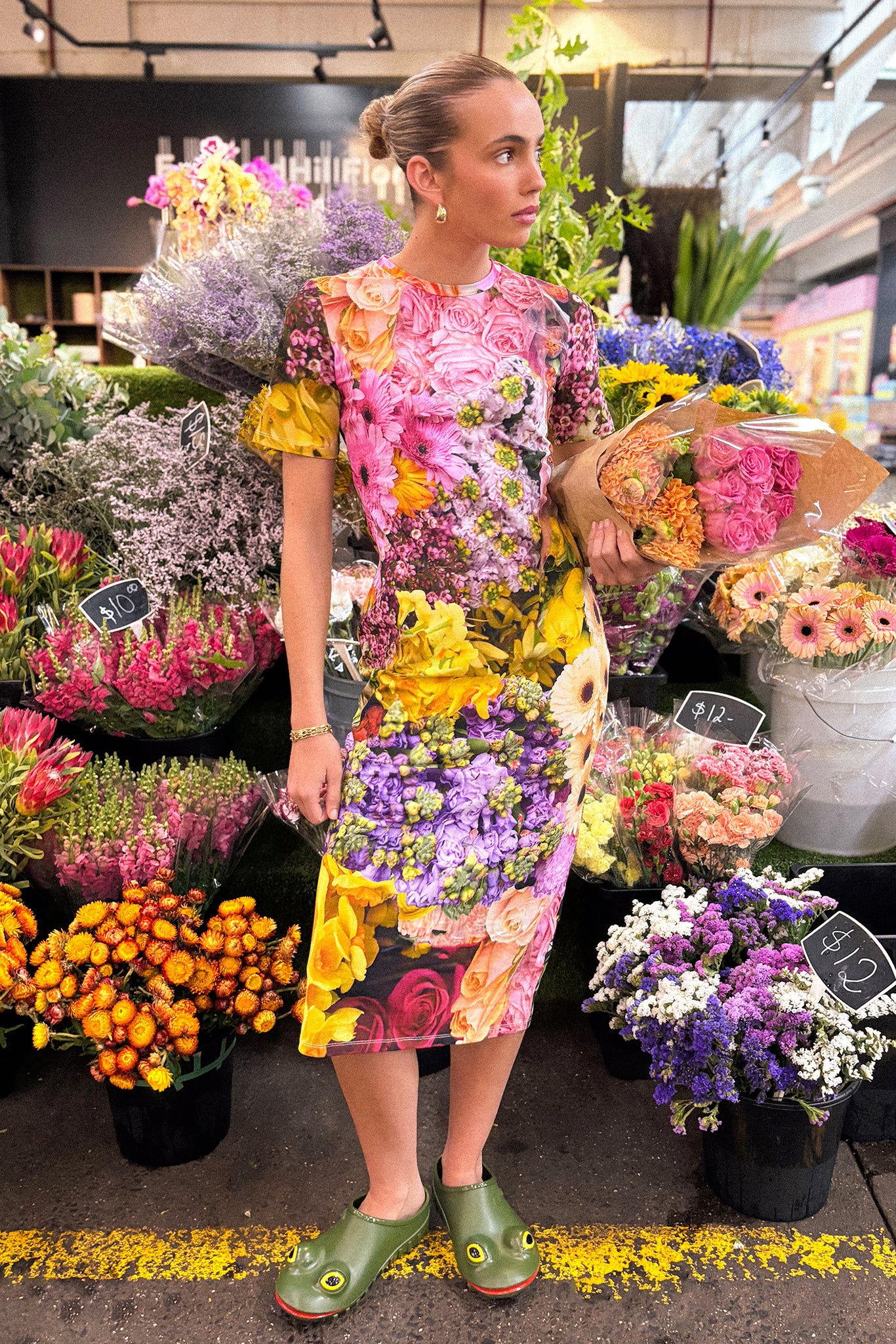 SUNNY DRESS - FLOWER SHOP - Hercitys
