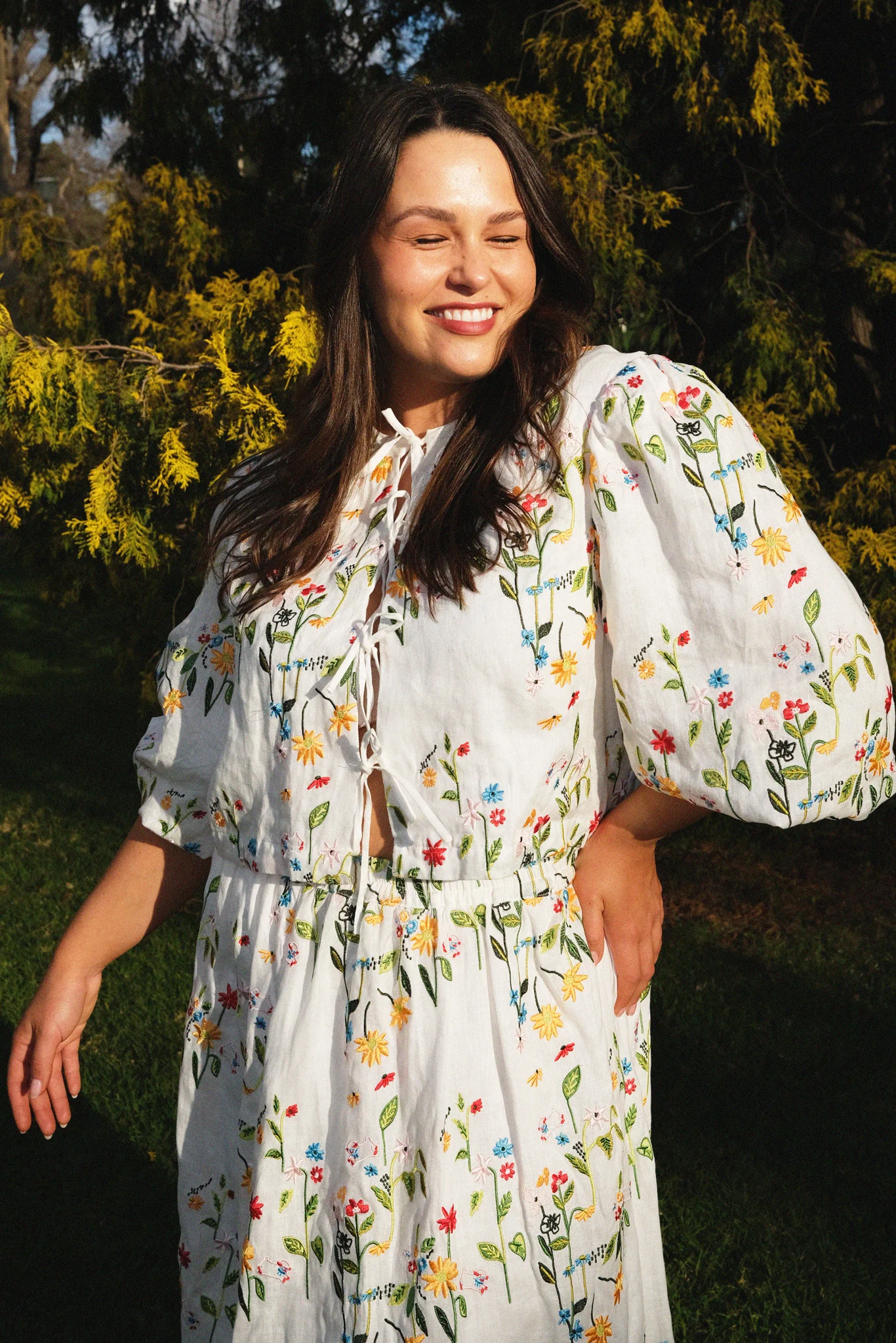 GIA SKIRT - GARDEN - Hercitys