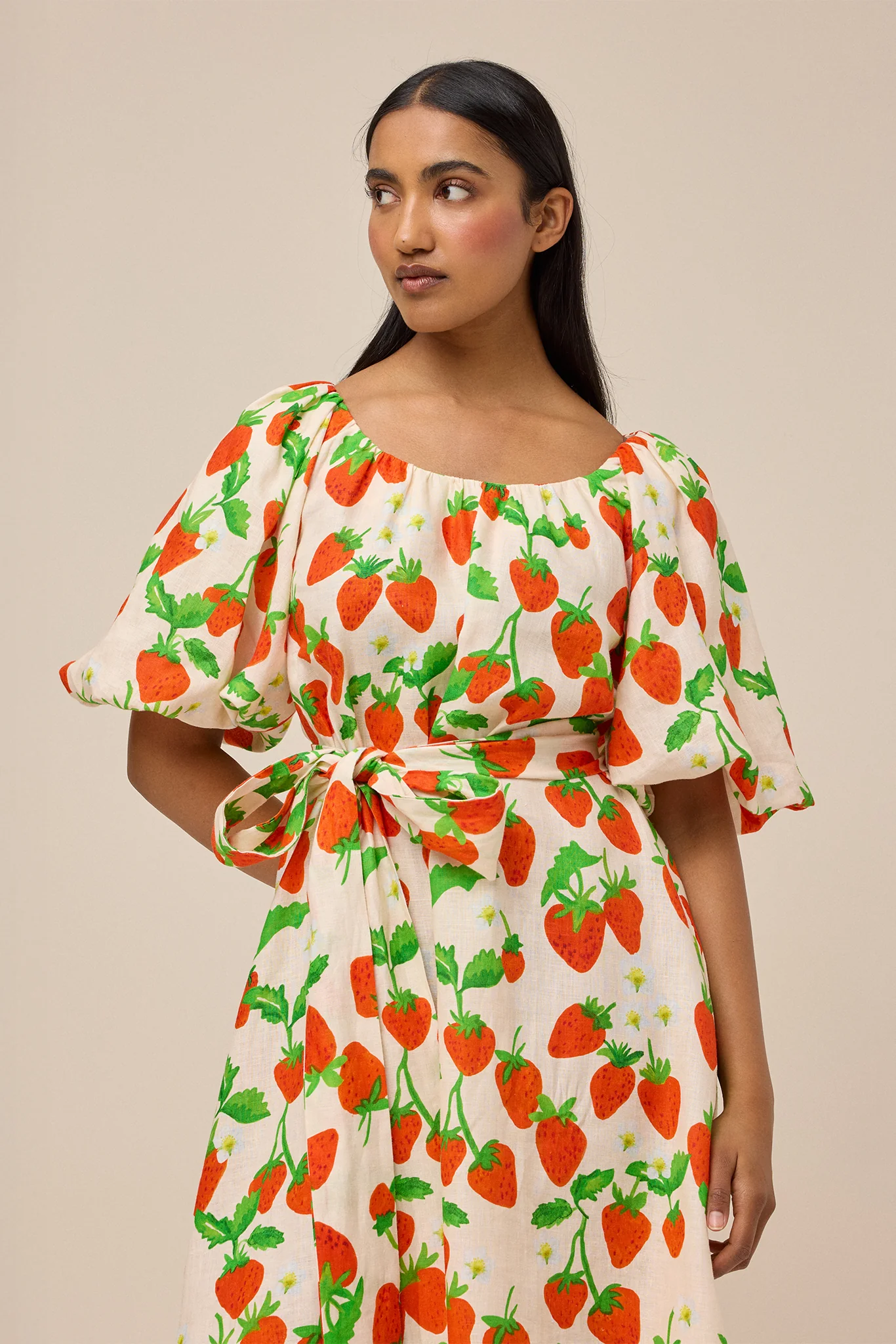 PETRINA DRESS - STRAWBERRY - Hercitys