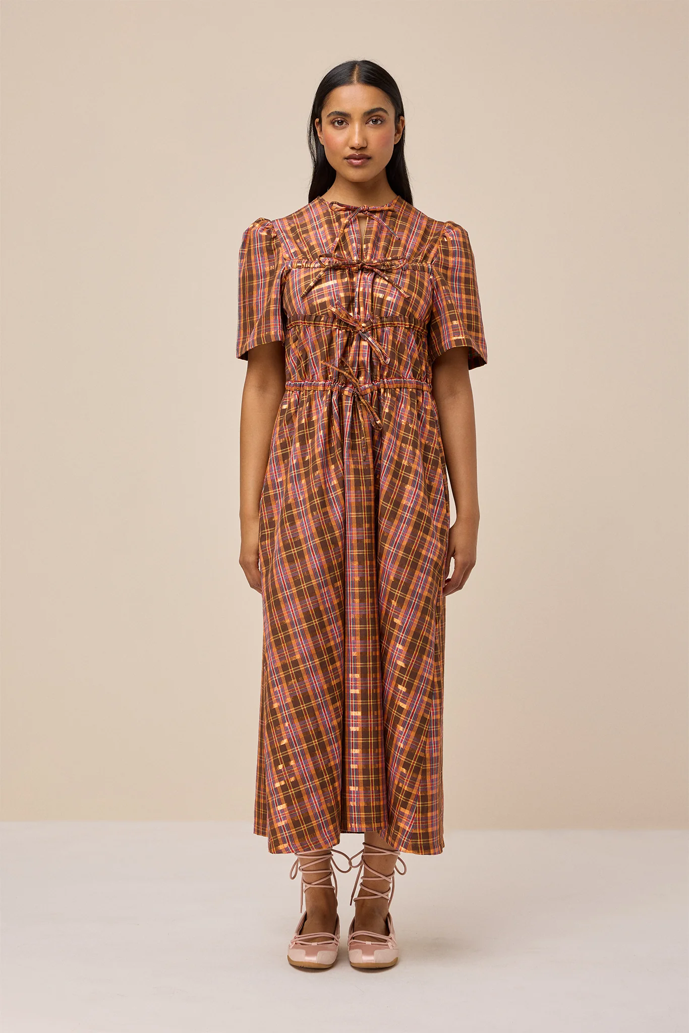 ALICE DRESS - PICKET FENCE PLAID - Hercitys