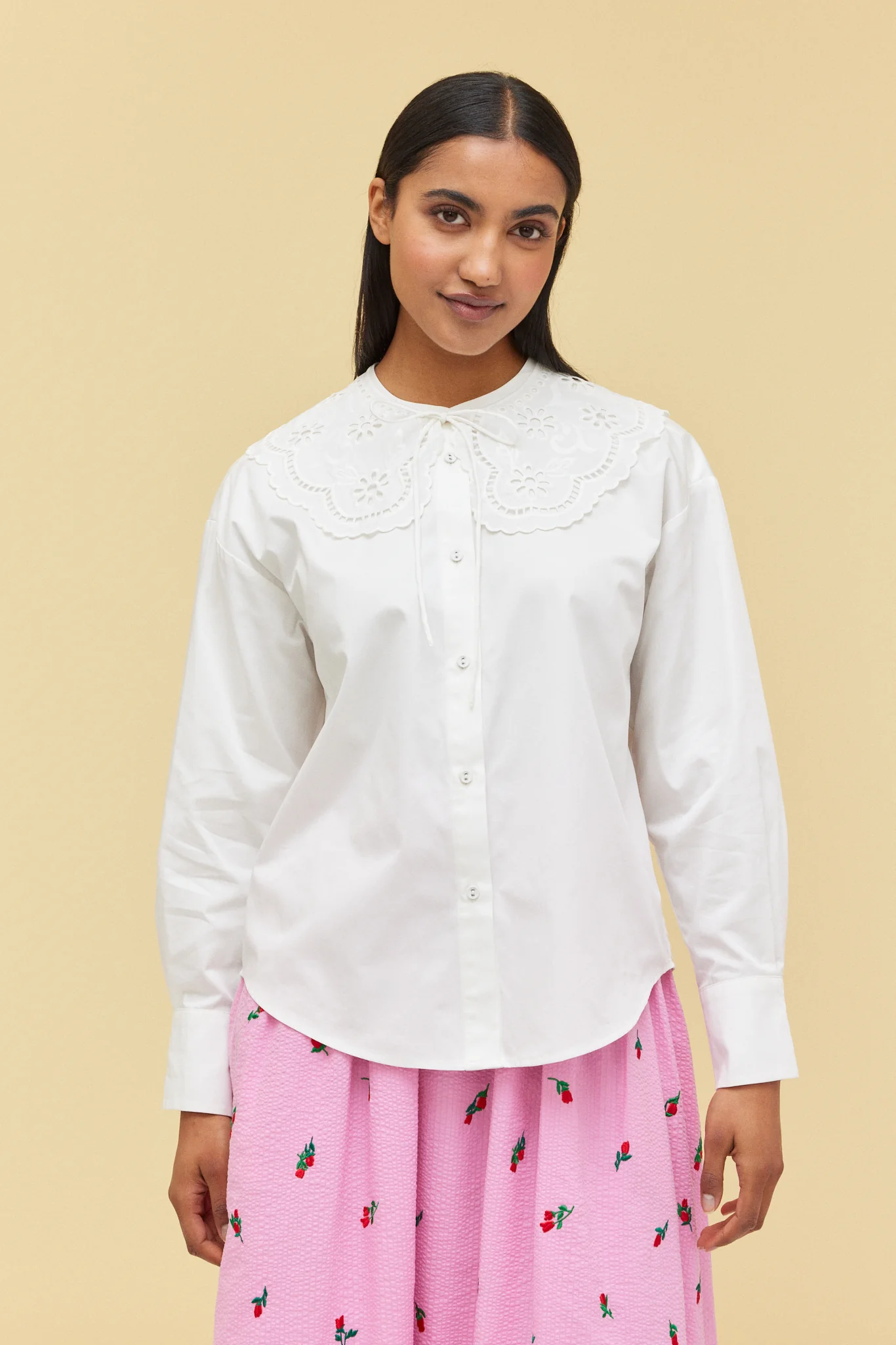 REMOVABLE COLLAR BUTTON UP - DOILY - Hercitys