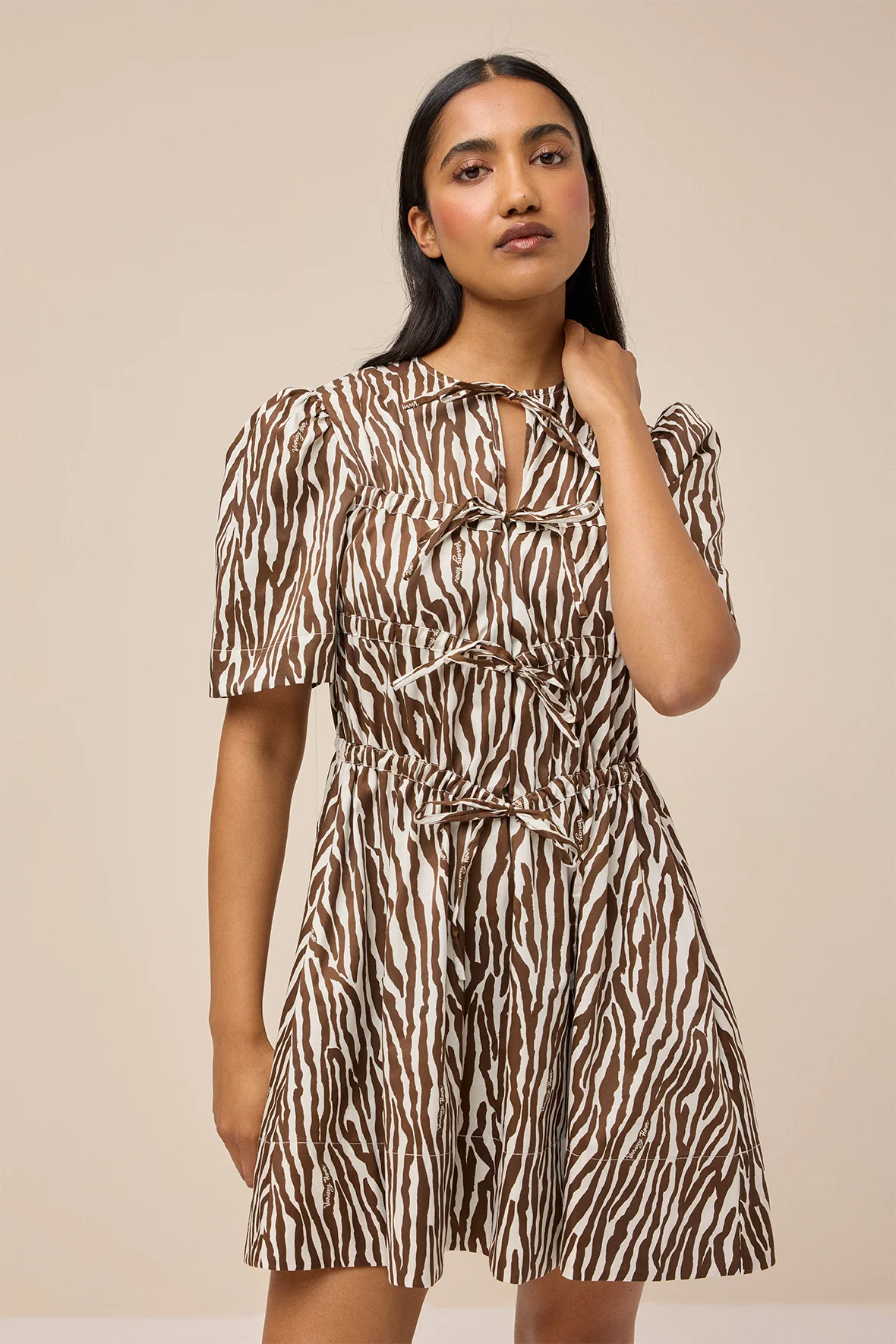 ALICE MINI DRESS - ZEBRA - Hercitys