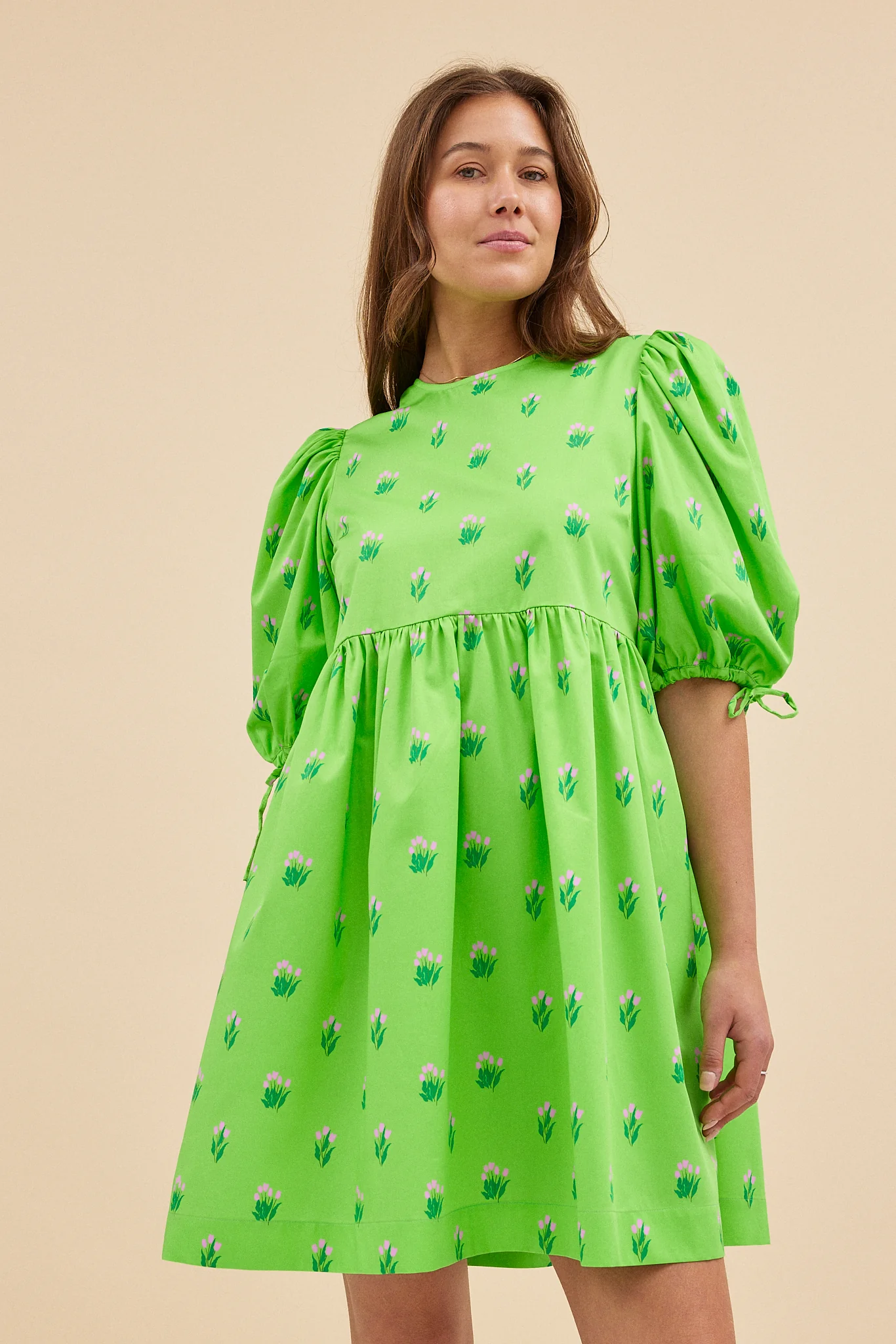 ROSSO DRESS - KERMIT TULIP - Hercitys