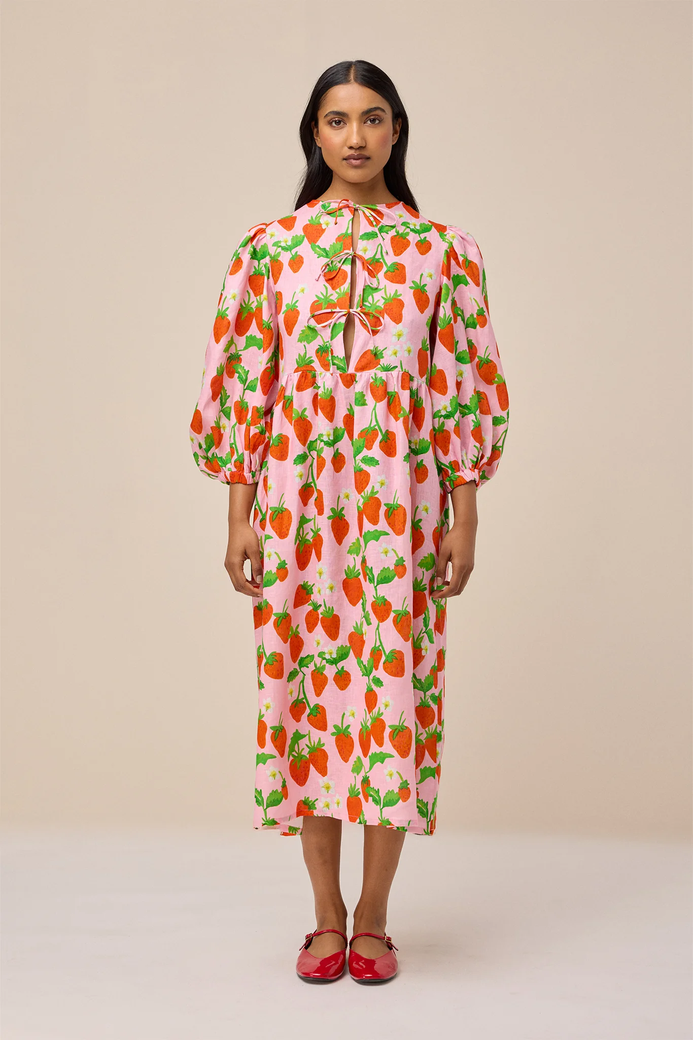 SUKI DRESS - STRAWBERRY PINK - Hercitys