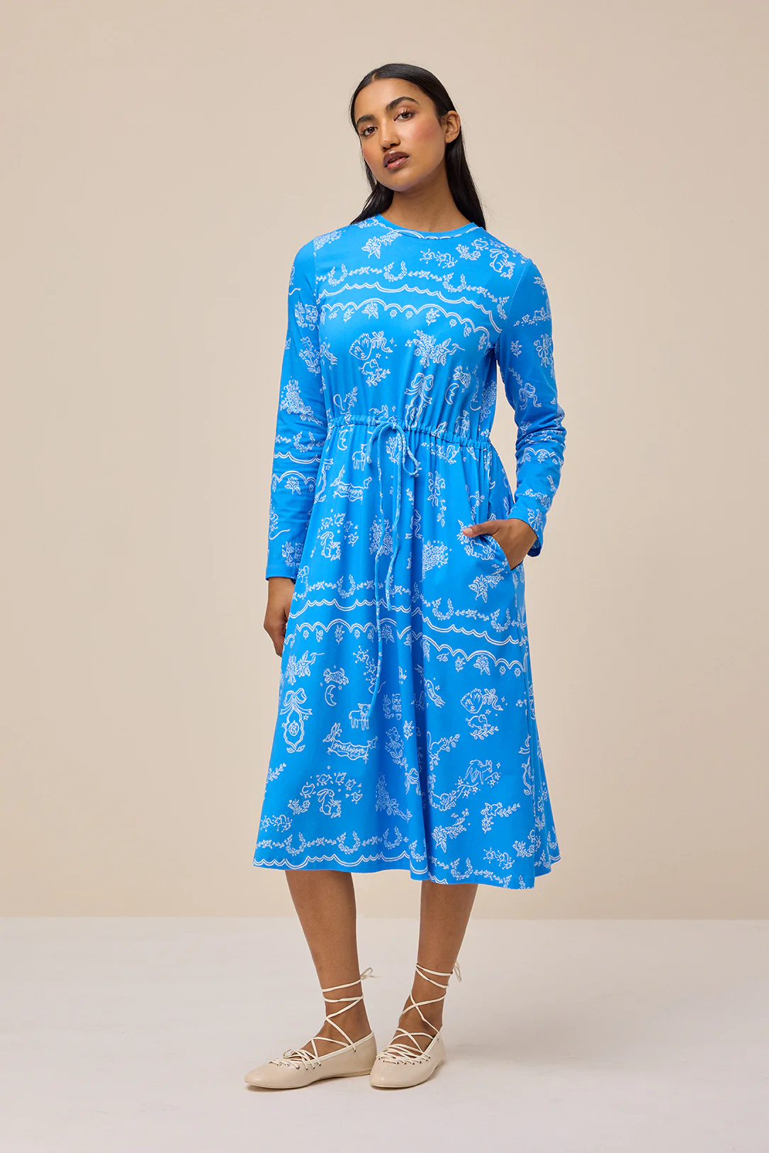 DUNES DRESS - TOILE DE JOUY - Hercitys