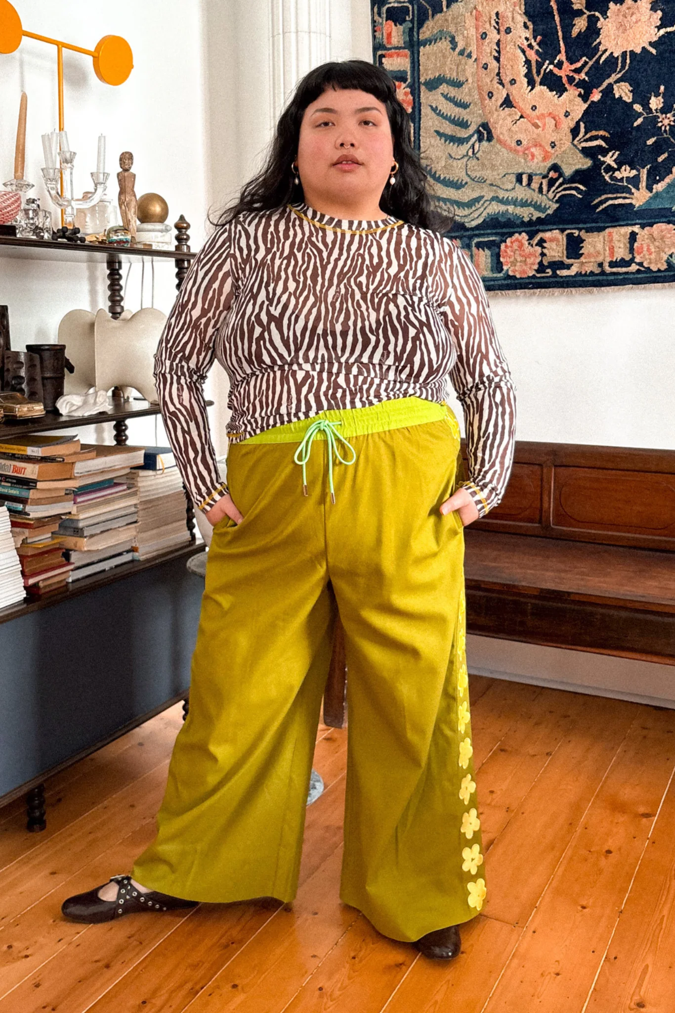 FIELD MESH TOP - ZEBRA - Hercitys