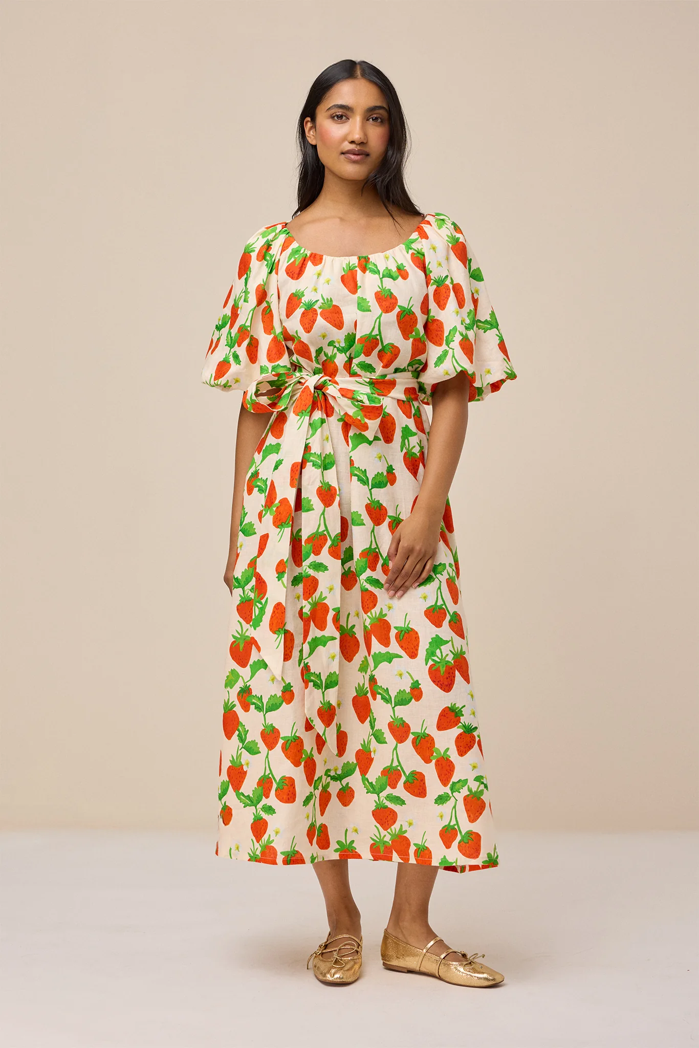 PETRINA DRESS - STRAWBERRY - Hercitys