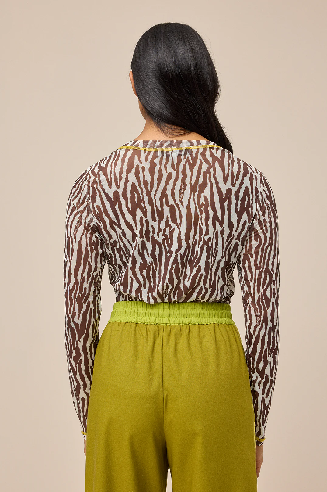 FIELD MESH TOP - ZEBRA - Hercitys