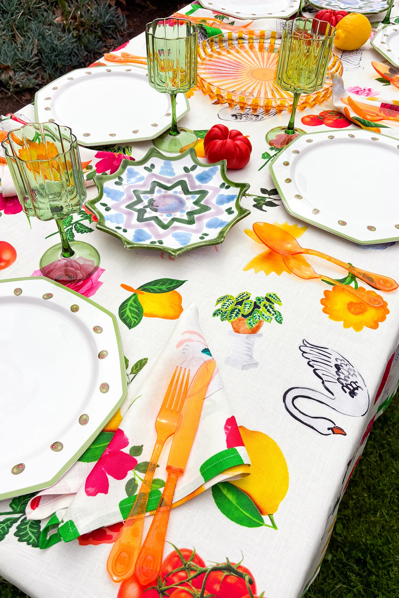 LINEN TABLECLOTH - PALAZZO - Hercitys