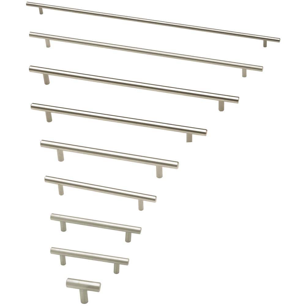 30-Pack Simple Bar 3 in. (76 mm) Modern Cabinet Drawer Pulls in Stainless Steel - Hercitys