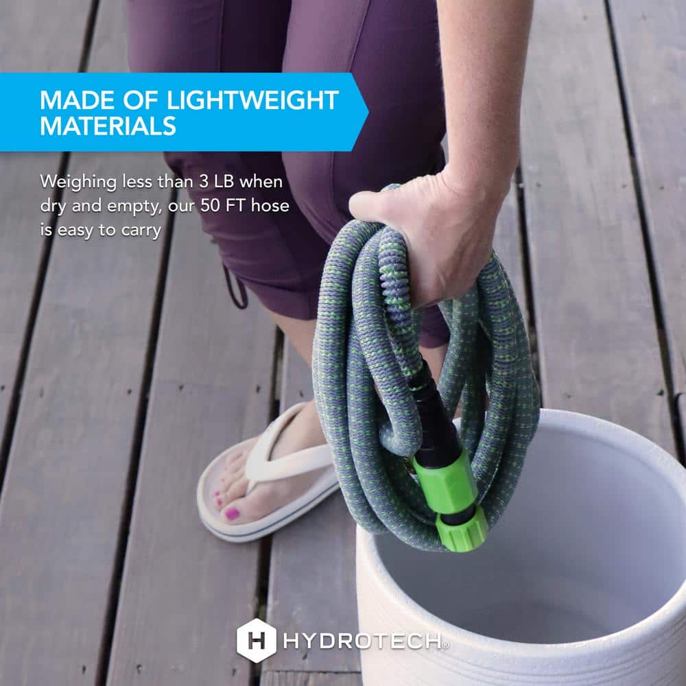 5/8 in. Dia. x 50 ft. Expandable Garden Water Hose - Hercitys