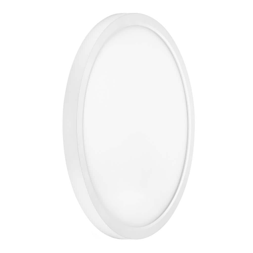 14 in. LED Flush Mount Ceiling Light, 5 CCT 2700K-5000K, 2500 Lumens - Hercitys