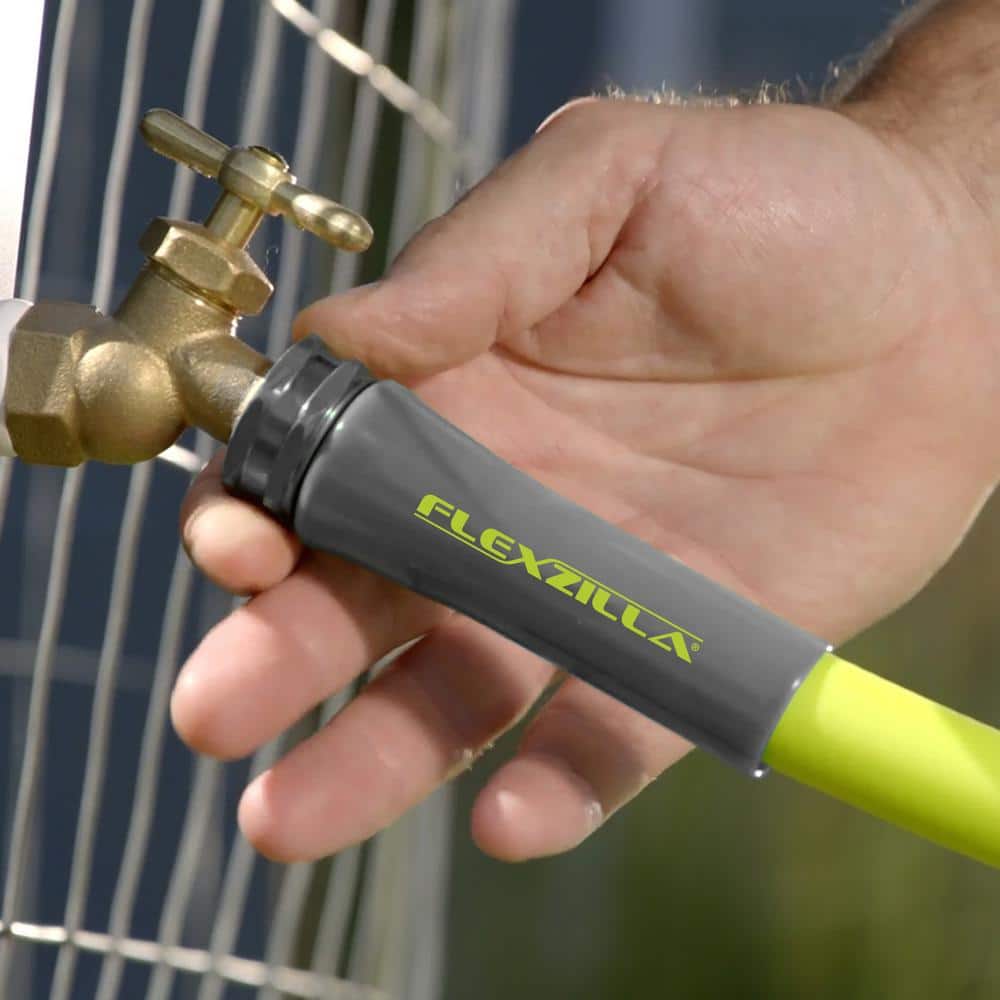 3/4 in. x 100 ft. 3/4 in. ZillaGreen Garden Hose with 11-1/2 GHT Fittings - Hercitys