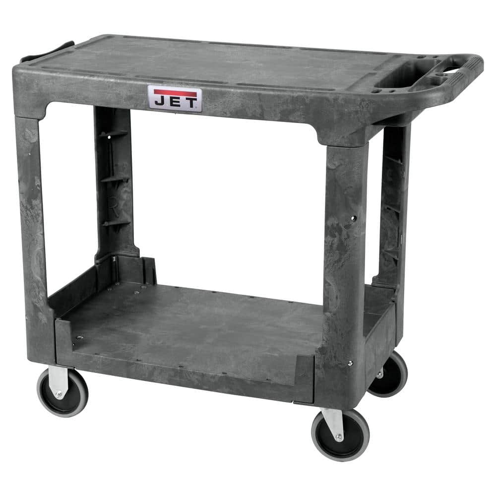 19 in. PUC-3819 Flat Top Resin Utility Cart - Hercitys