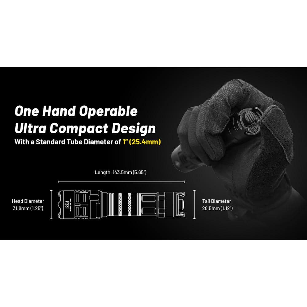 3000 Lumens USB-C Rechargeable Tactical LED Flashlight - Hercitys