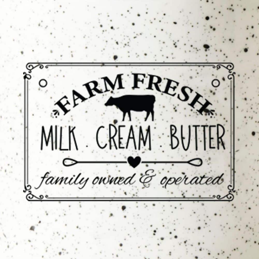 3-Piece Farm Fresh Ceramic Canister Set with Ceramic Top Lids, White - Hercitys