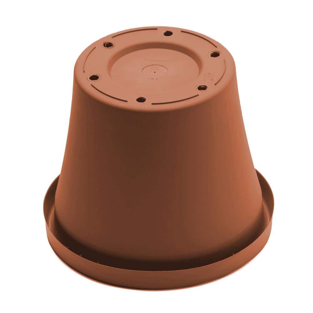 14 x 12.75 Terra Cotta Terra Plastic Planter - Hercitys