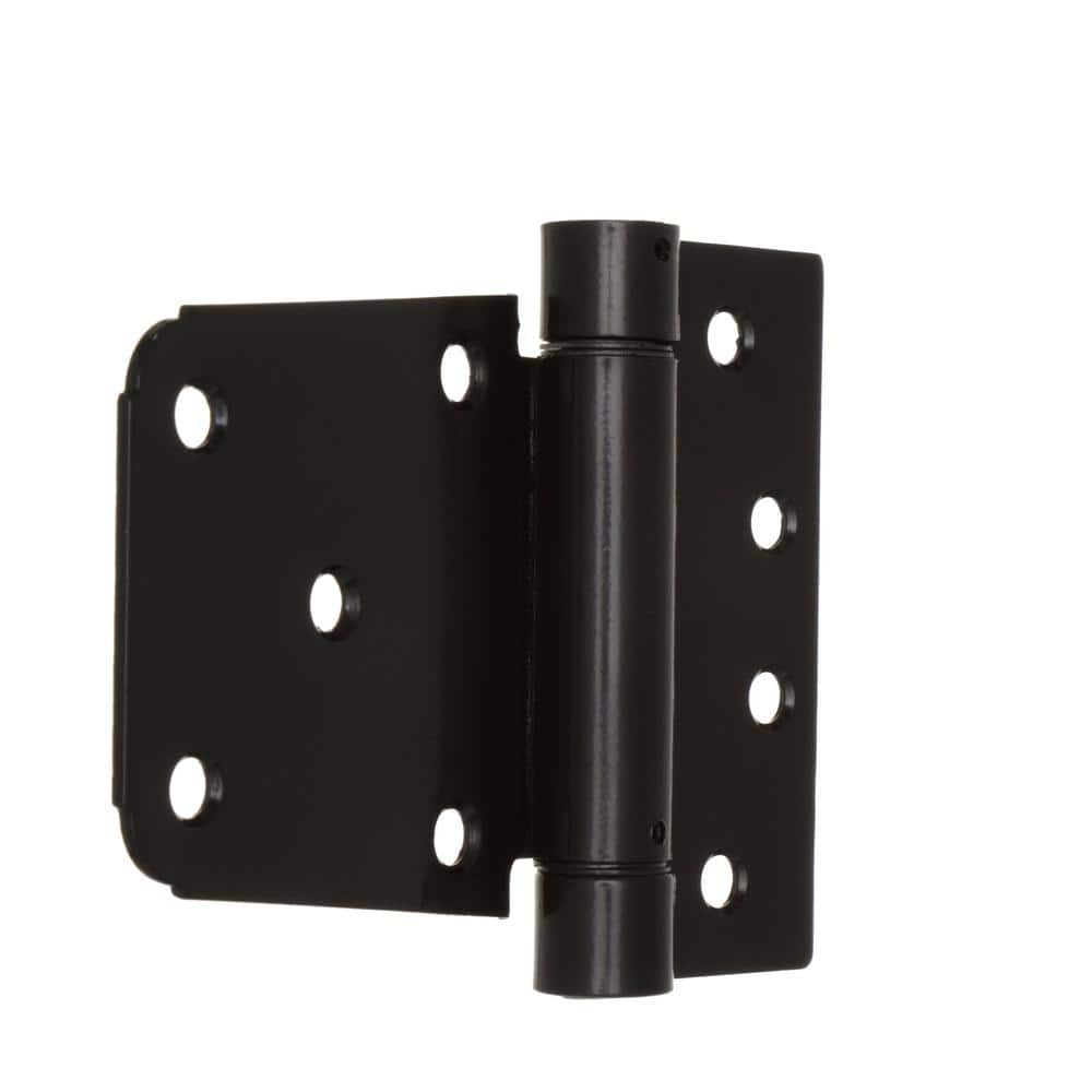3-1/2 in. Standard Black Spring Tee Hinge - Hercitys