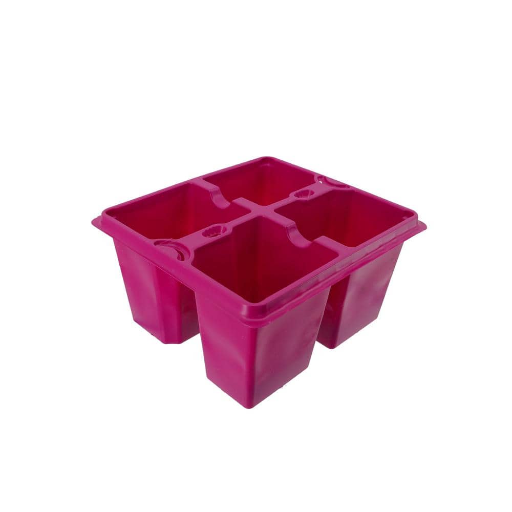 4-Pack White Easy Wave Petunia Annual Plant with White Flowers - Hercitys