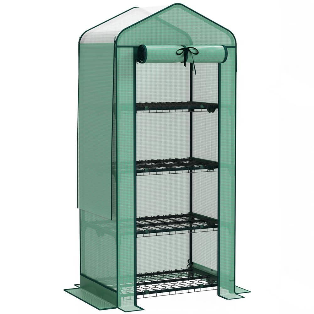 2.3 ft. x 1.64 ft. x 5.18 ft. Mini Portable Greenhouse - Hercitys
