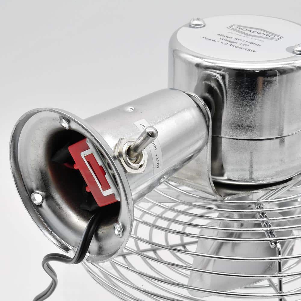 12-Volt Heavy-Duty Metal Fan - Hercitys