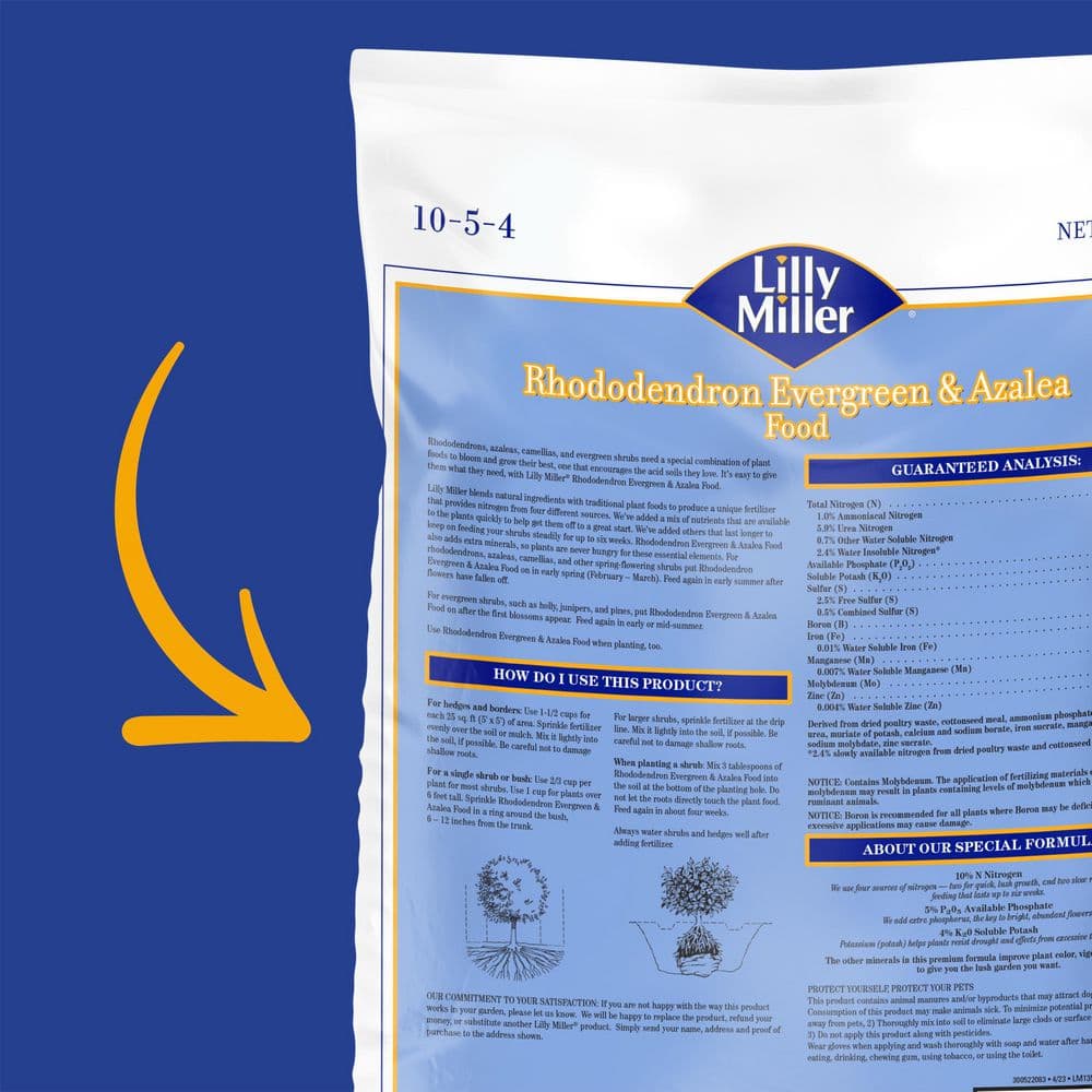 16 lbs. Evergreen, Azalea and Rhododendron Fertilizer 10-5-4 - Hercitys
