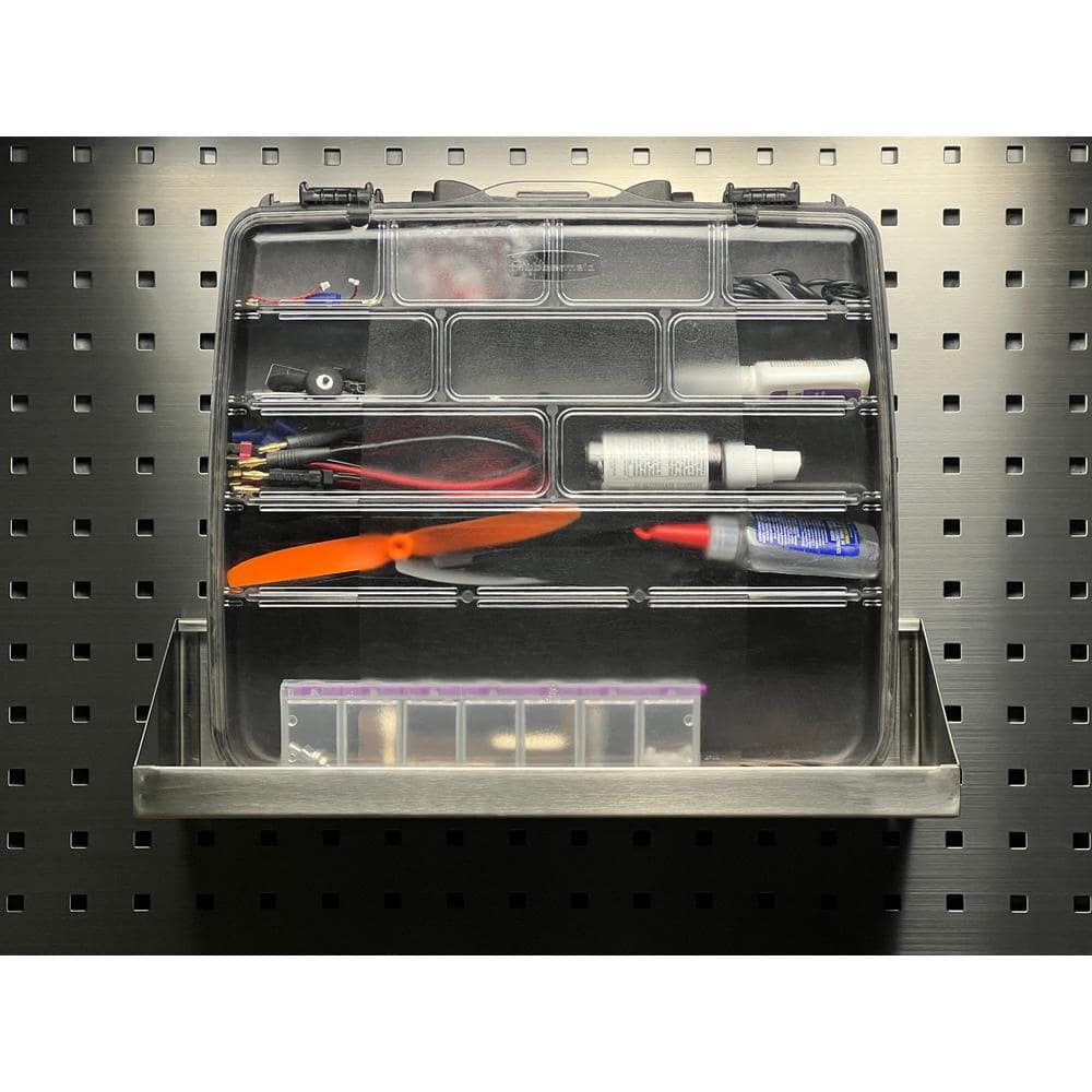 18 in. W x 6-1/2 in. D Stainless Steel Shelf, Quantity- 1 - Hercitys