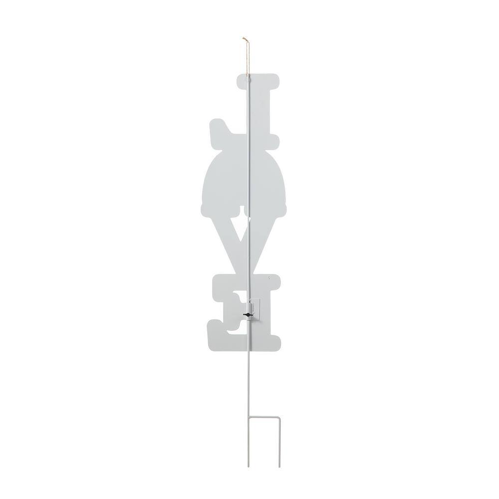 36 in. H Valentine’s Metal Rainbow  in.LOVE in. Yard Stake（KD, 2 Function) - Hercitys