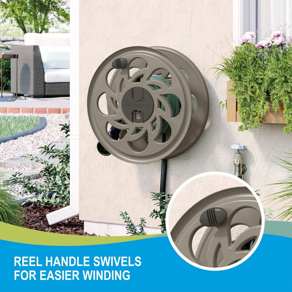 125 ft. Side Tracker Wall Mount Hose Reel - Hercitys