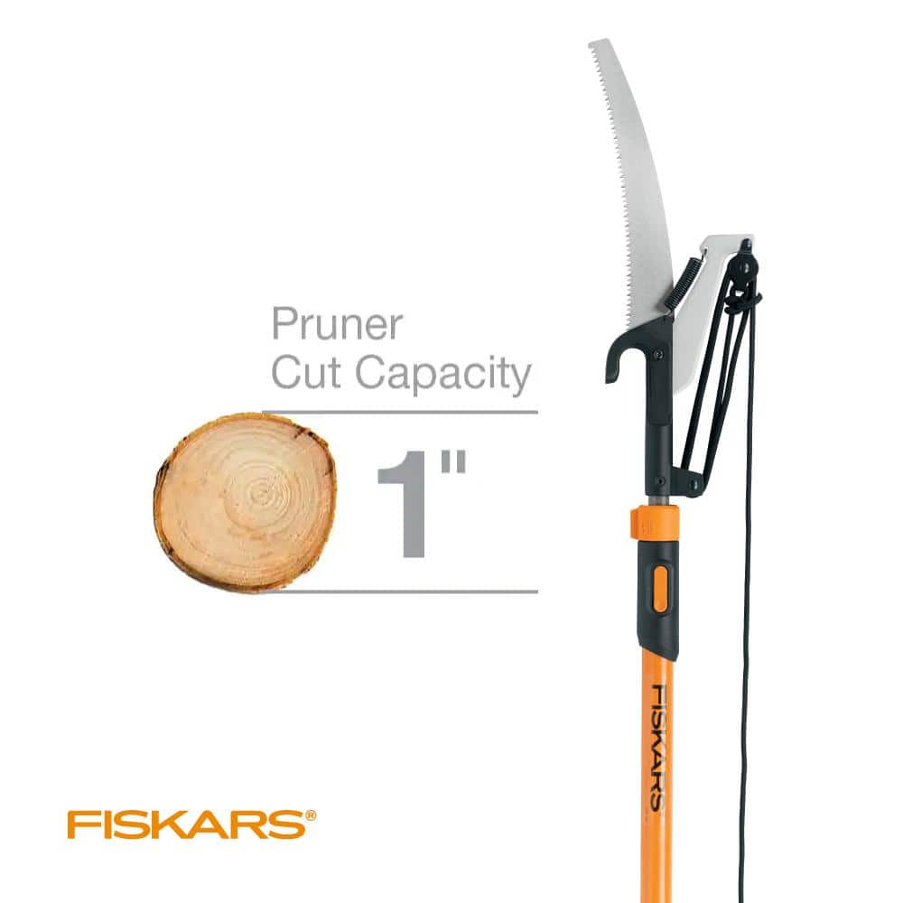 1 in. Cut Capacity Steel Blade Fiberglass Handled 12 ft. Tree Pruner - Hercitys