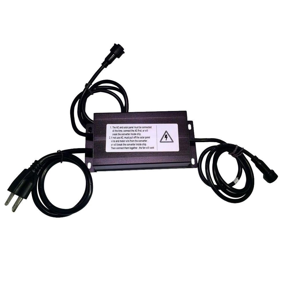 110-Volt Hybrid Solar Adapter for Attic Fans - Hercitys