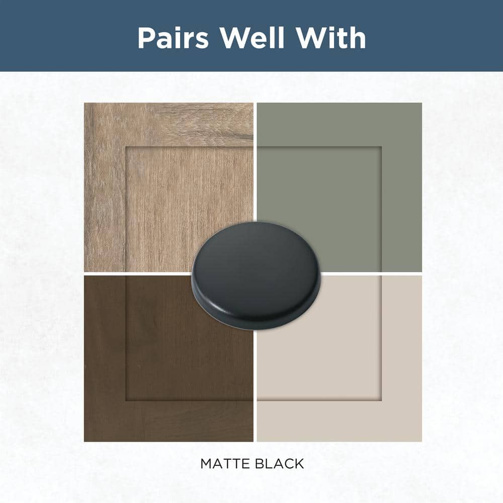 30-Pack Simple Modern Square 6-5/16 in. (160 mm) Modern Matte Black Cabinet Drawer Pulls - Hercitys