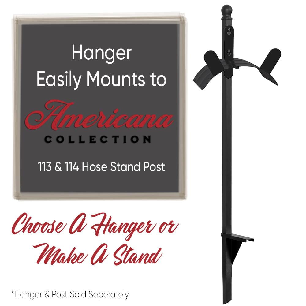 125 ft. Black Steel Heavy-duty Wall Mounted Garden Hose Reel - Hercitys