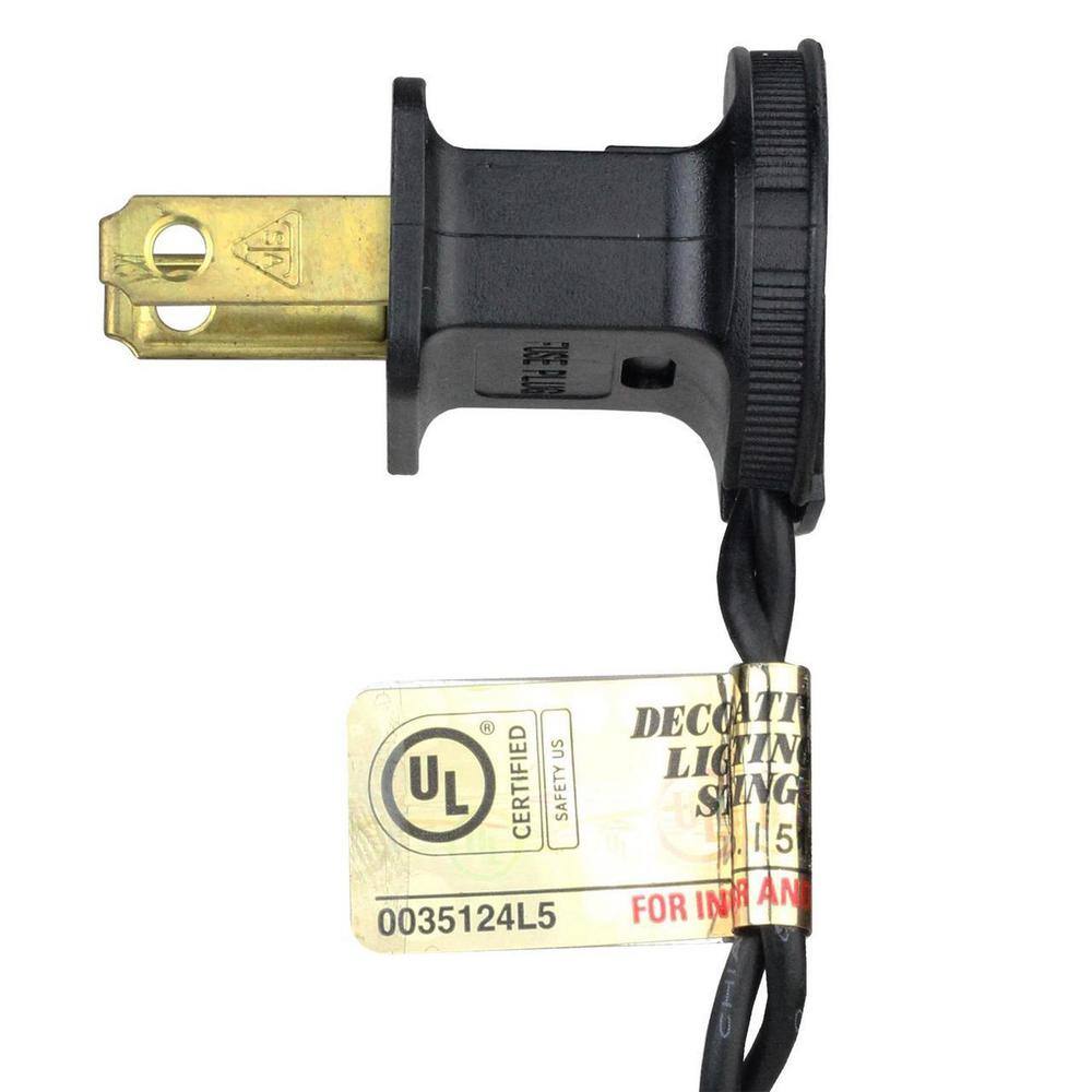 50-Count Opaque Gold Mini Christmas Light Set 24.5 ft. White Wire - Hercitys