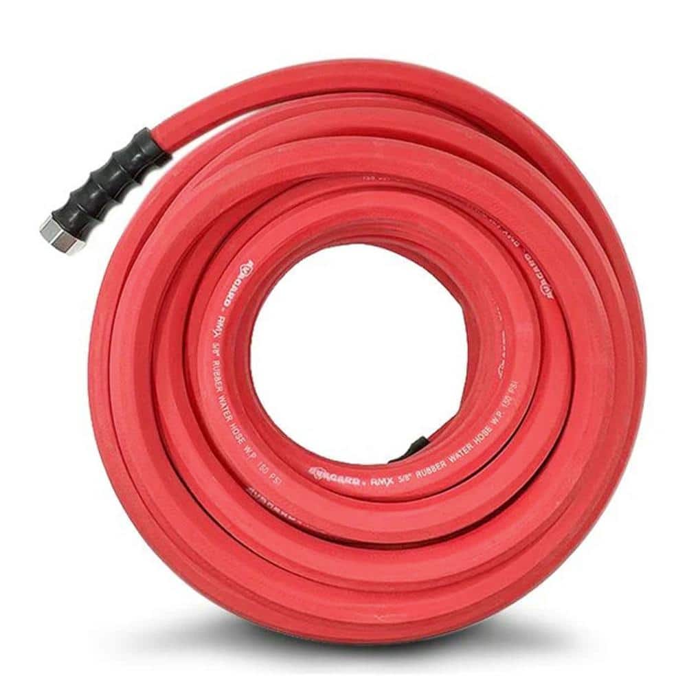 5/8 in. x 50 ft. Heavy-Duty Rubber Water Hose - Hercitys
