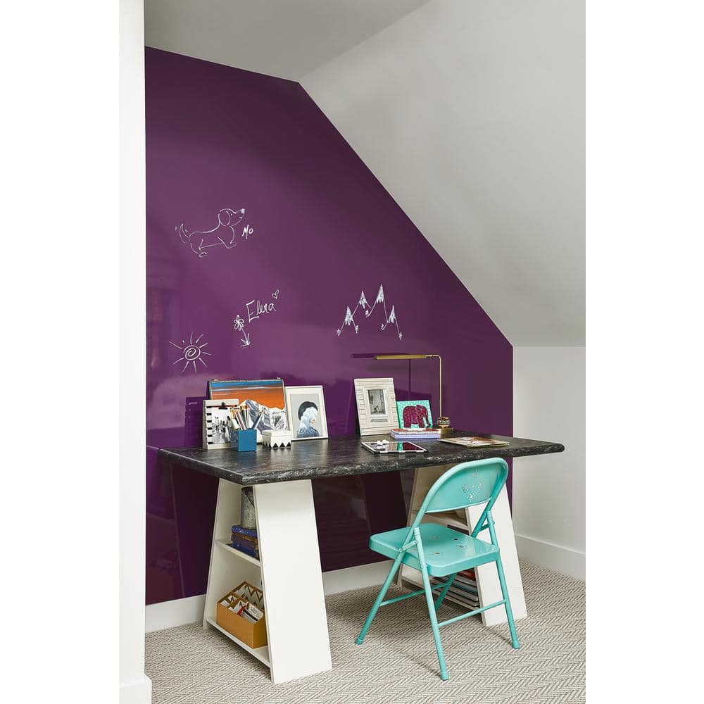 5 ft. x 12 ft. Laminate Sheet in Black Bardiglio with Premiumfx Scovato Finish - Hercitys