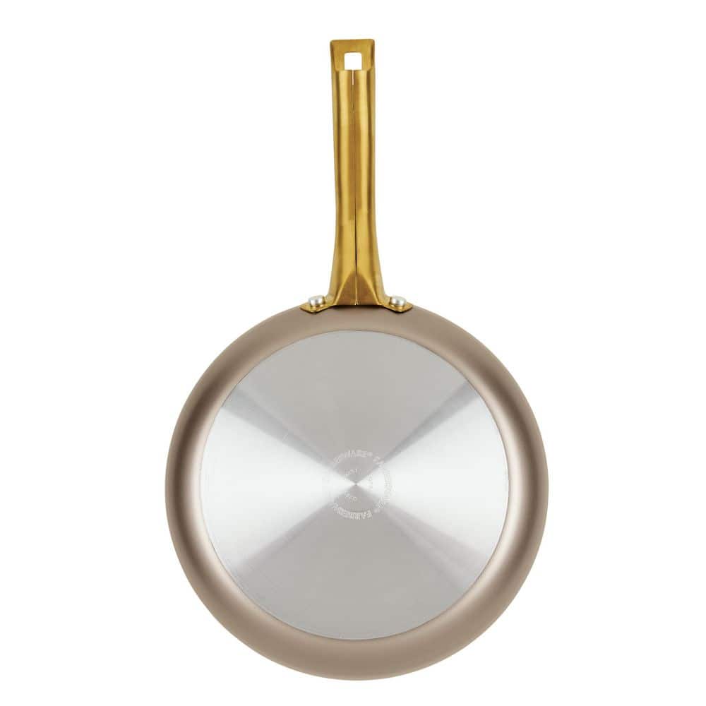 10 in. Radiant Aluminum Nonstick Frying Pan, Champagne - Hercitys