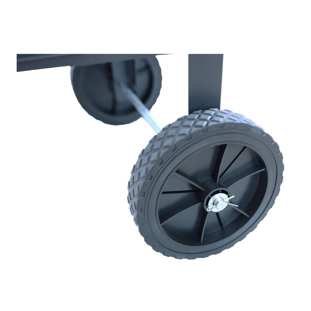 33.66 x 14.17 x 31.5 in. Mobile Metal Raised Garden Bed Cart with Legs, Elevated Tall Planter Box with Wheels, Dark Gray - Hercitys