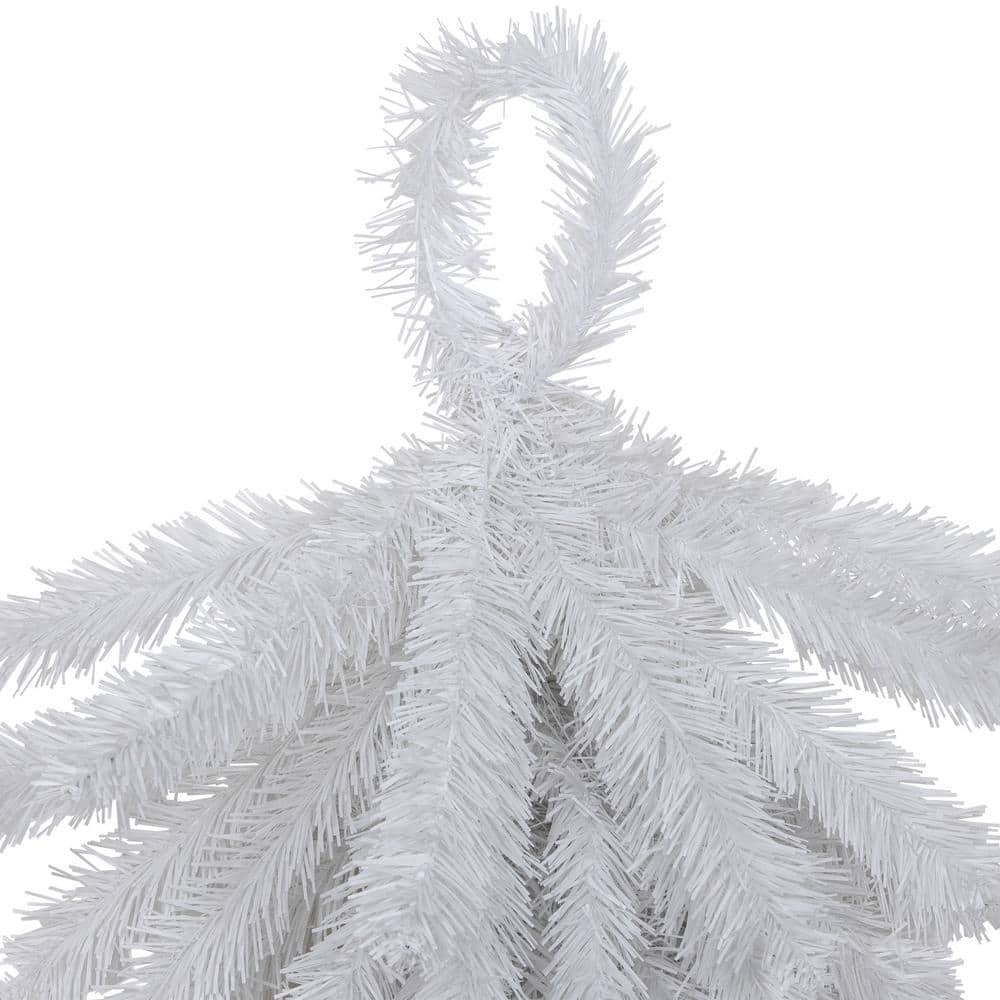 30 in. Snow White Pine Artificial Christmas Swag Teardrop Unlit - Hercitys