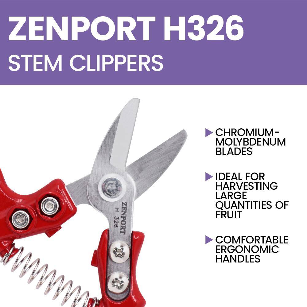 1 in. Blade, 5.5 in. L, Hand Guard Stem Clipper - Hercitys