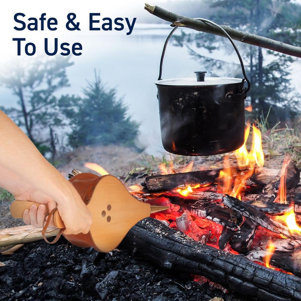 18.75 in. Large Fireplace Bellows - Hercitys