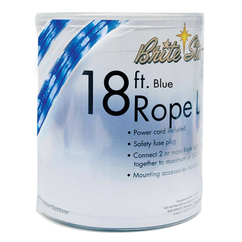 18 ft. 50-Light Blue Mini Rope Light - Hercitys