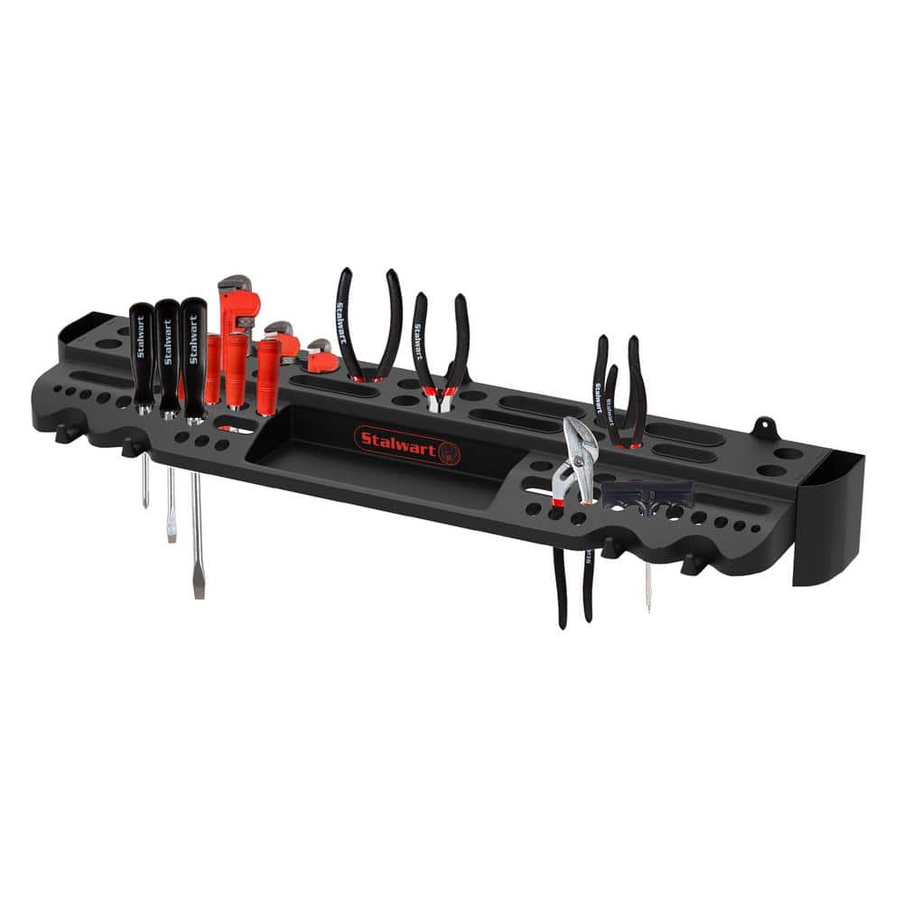 4.14 in. W Tool Storage Shelf Wall Mountable Organizer Rack - Hercitys