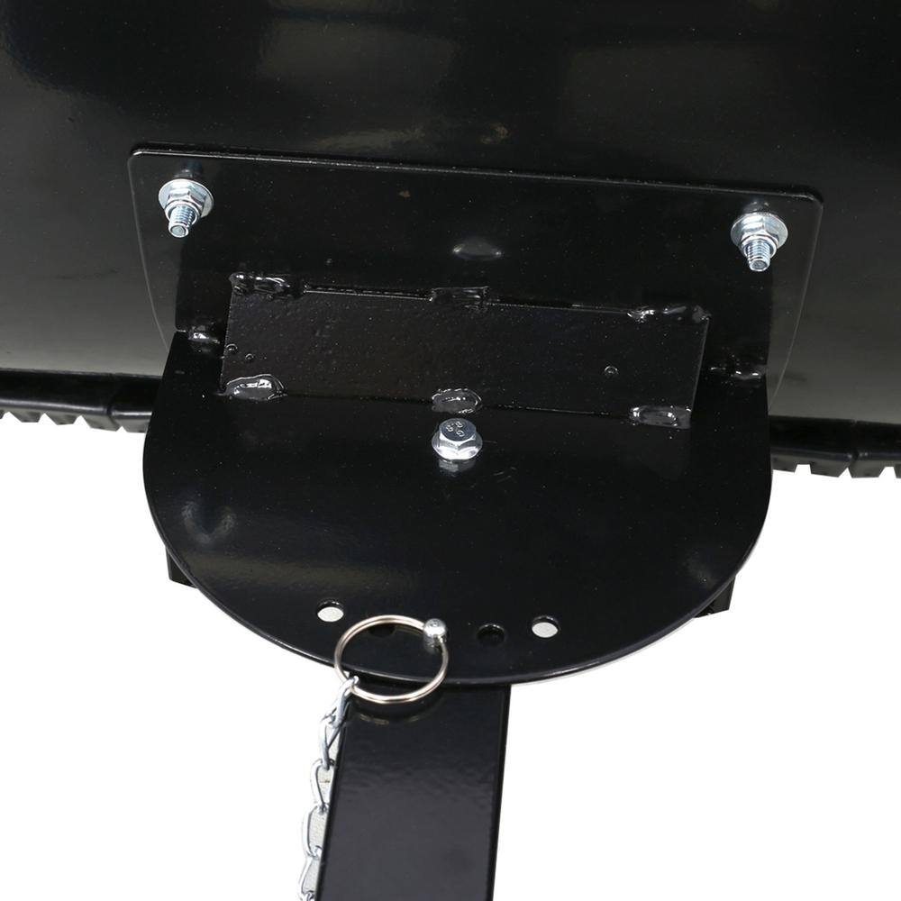 40 in. Metal Handle Bi-Metal Snow Shovel in Black - Hercitys