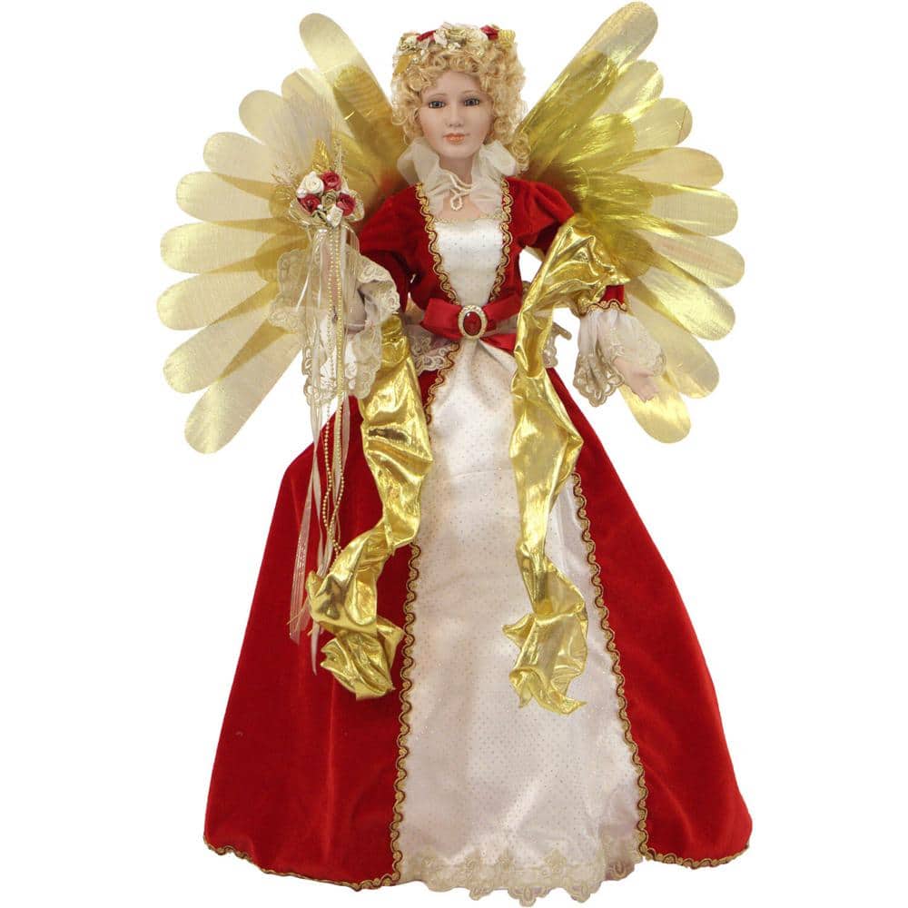 32 in. Christmas Angel Figuring with Lights, Music and Motion - Hercitys