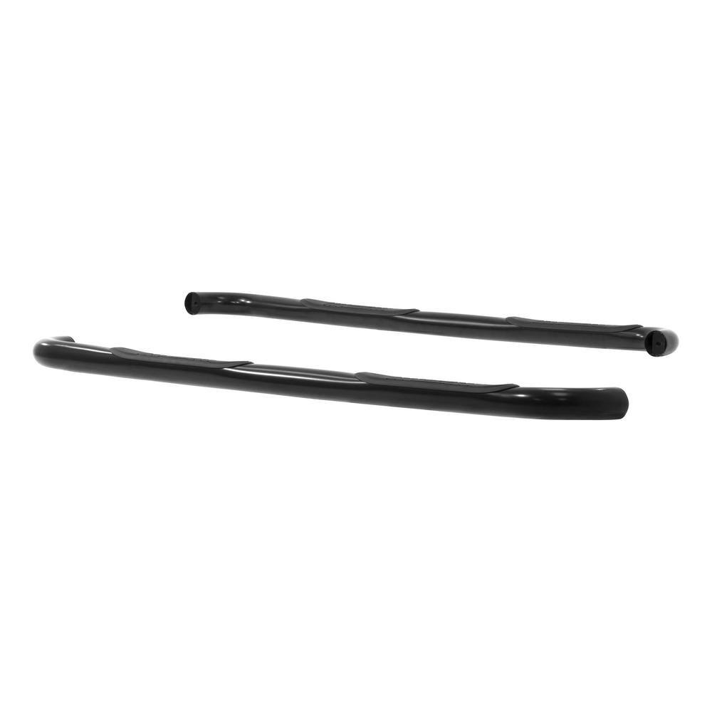 3-Inch Round Black Steel Nerf Bars, No-Drill, Select Chevrolet Colorado, GMC Canyon - Hercitys