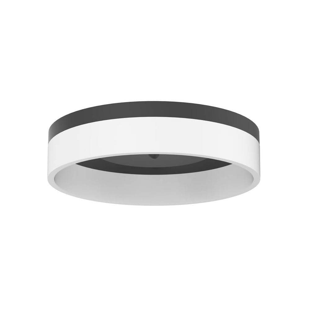 13.80 in. Black LED Flush Mount - Hercitys
