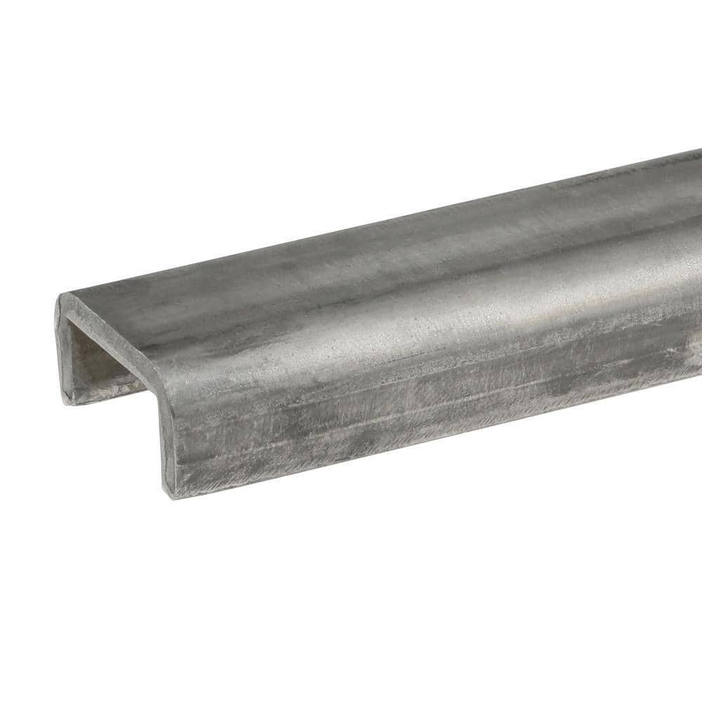 2 in. x 1/2 in. x 3 ft. – 1/8 in. Thick Plain Steel C-Channel - Hercitys