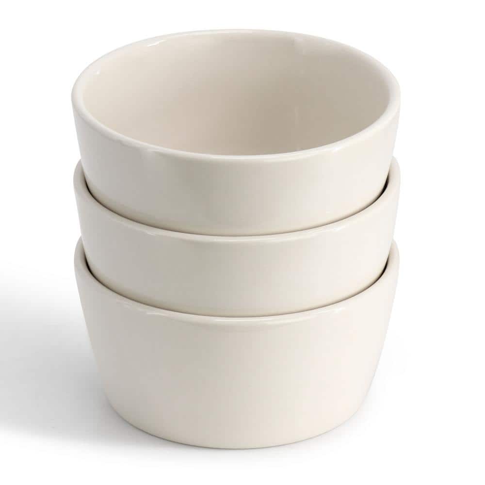 4-Piece 15 in. Bamboo Tray and Condiment Server Set in Golden Brown - Hercitys