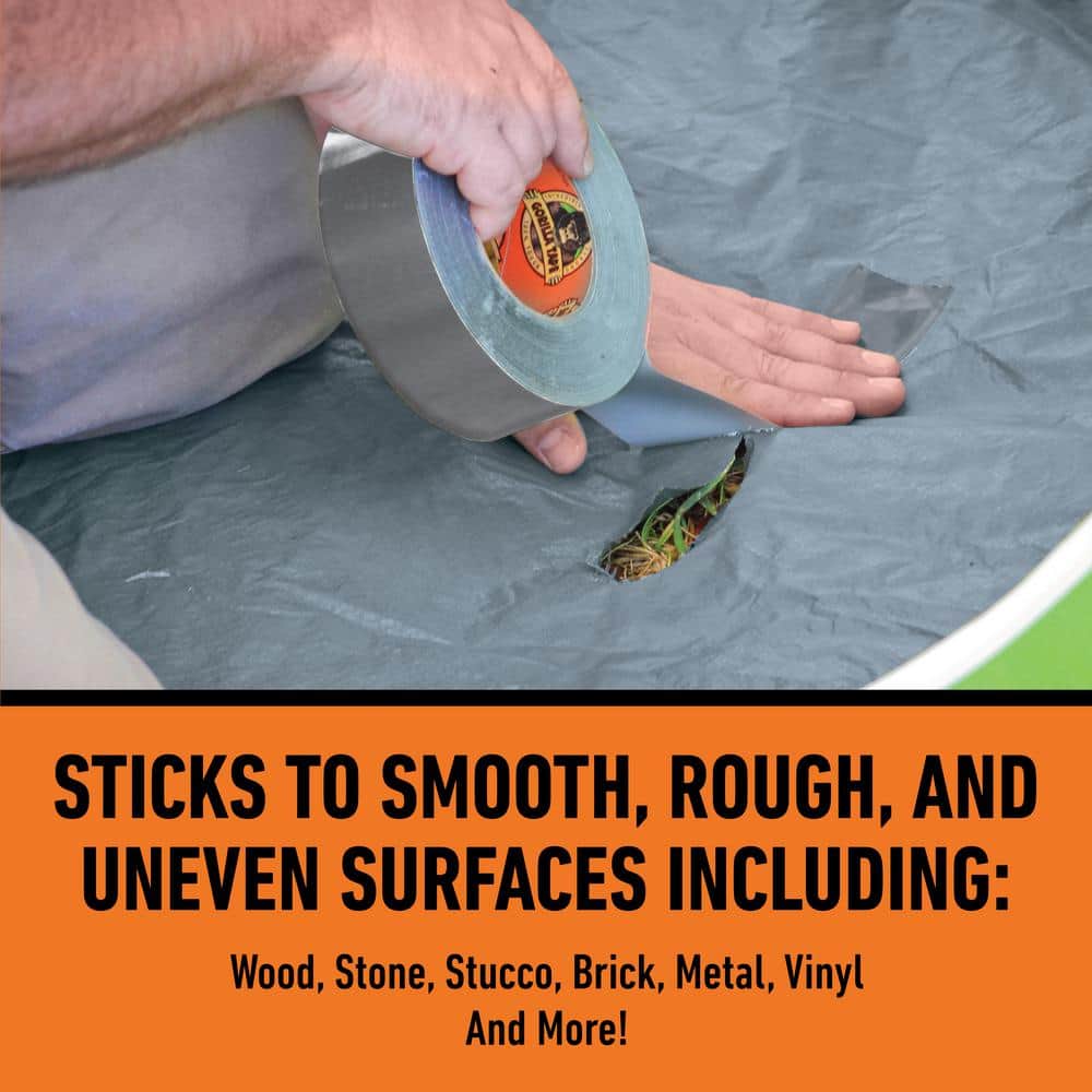 30 yd. Silver Duct Tape (6-Pack) - Hercitys